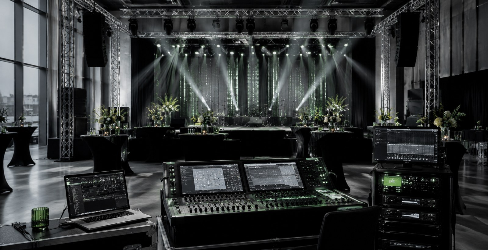 Eventtechnik in Sachsen: Ton, Licht, Bühne, Zelte und Strom realistisch planen